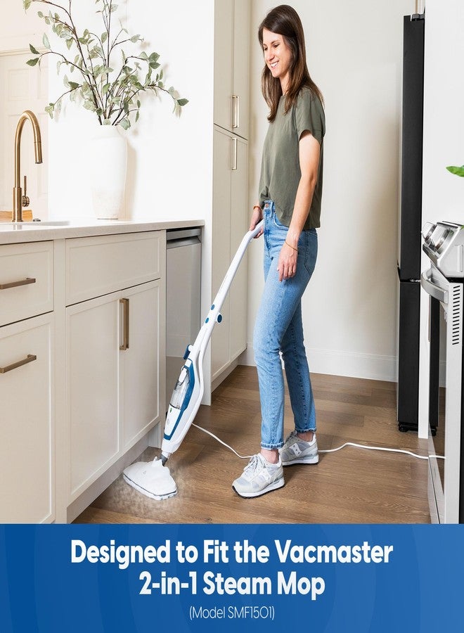 Vacmaster 952779 Microfiber & Washable Replacement Mop Pads, 4 pack, for SMF1501 2-in-1 Steam Mop - Image 2